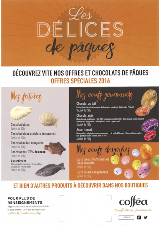 Chocolats Pâques