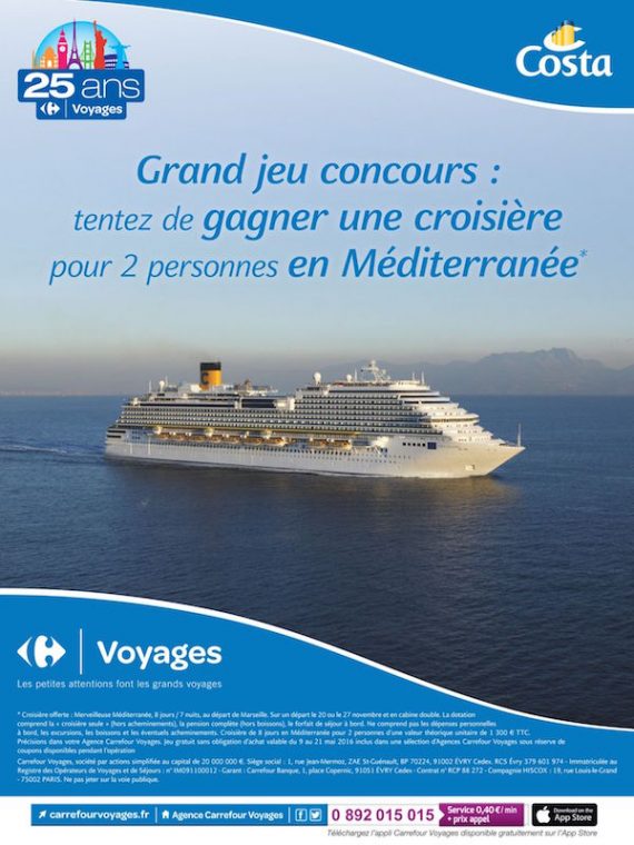 Jeu Concours Croisière Carrefour Voyages Angers Grand Maine