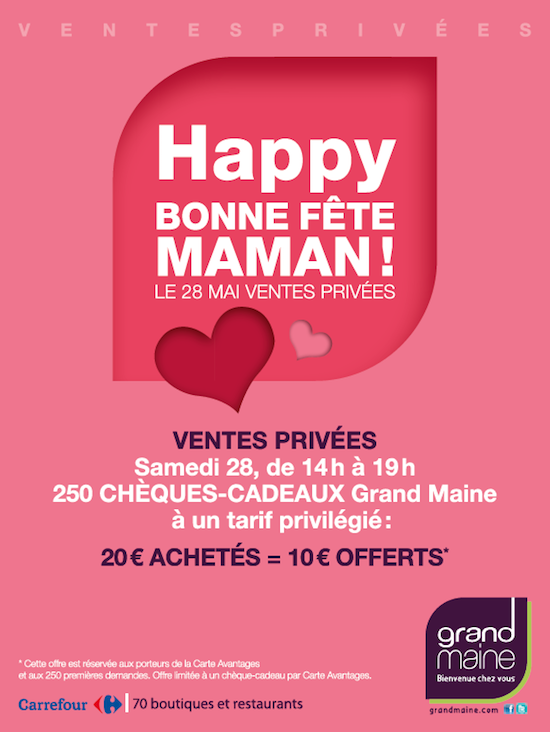 Vente Privée Fête Des Mères Angers Grand Maine