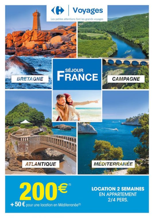Offre Carrefour Voyages Séjours France