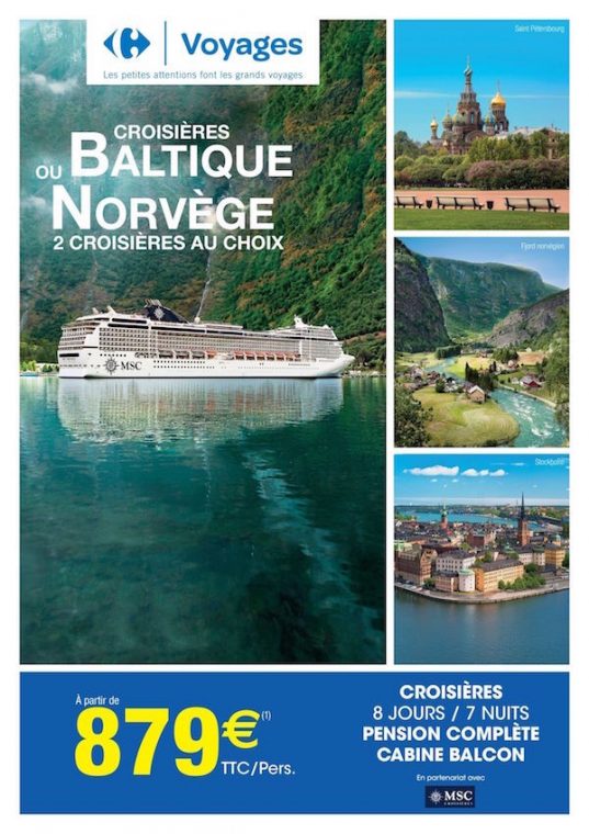 Promo croisière Grand Maine