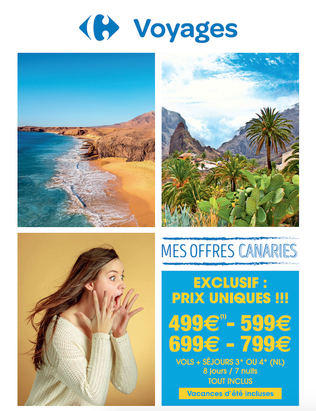 carrefour voyage la palma canaries