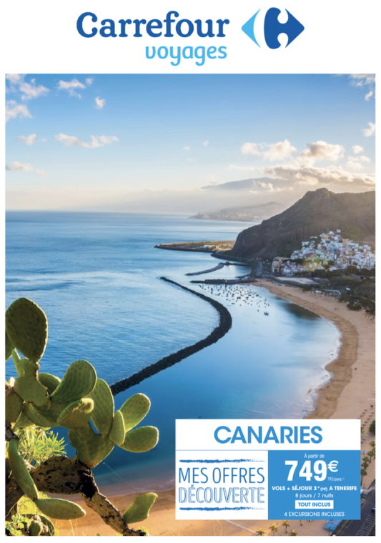 carrefour voyage la palma canaries