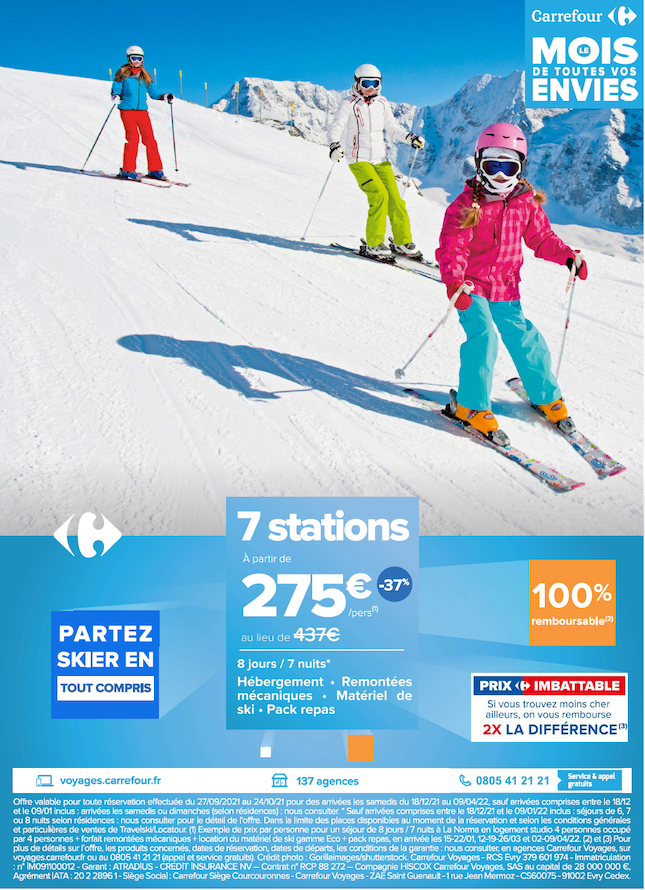 SÉJOUR AU SKI, TOUT COMPRIS