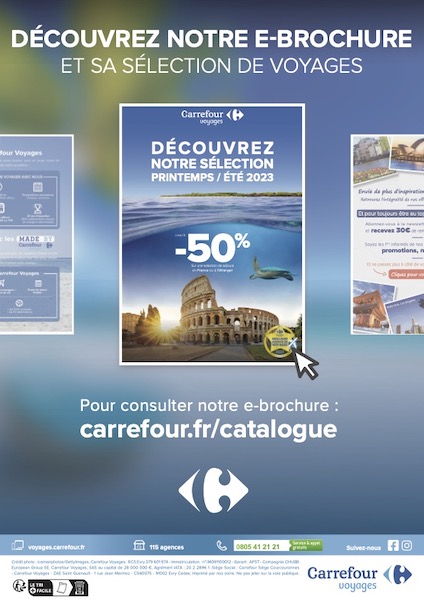 Découvrez les offres de voyages de Carrefour Voyages