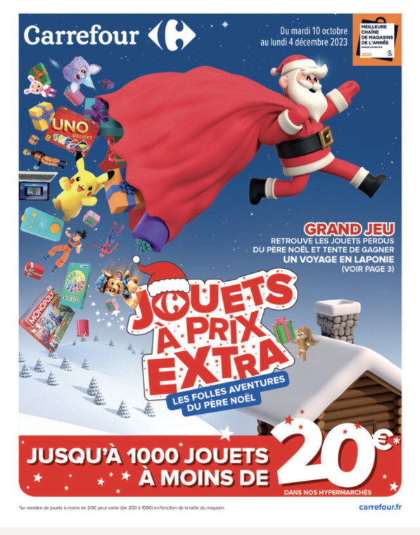 Catalogue de Noël Carrefour 2023