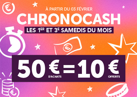 le Chronocash fait son grand retours 2 samedis par mois à Grand Maine