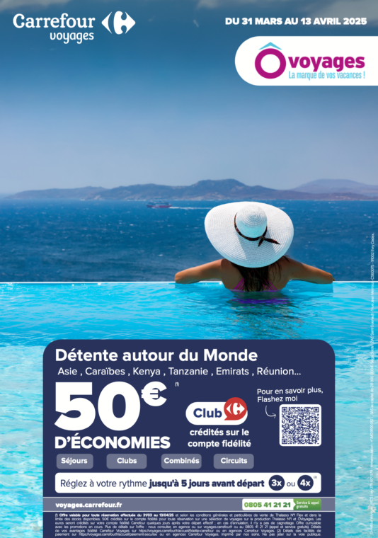 Promo de Carrefour voyages de Grand Maine à Angers