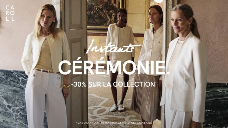 Caroll à Grand Maine propose une remise sur la collection cérémonie