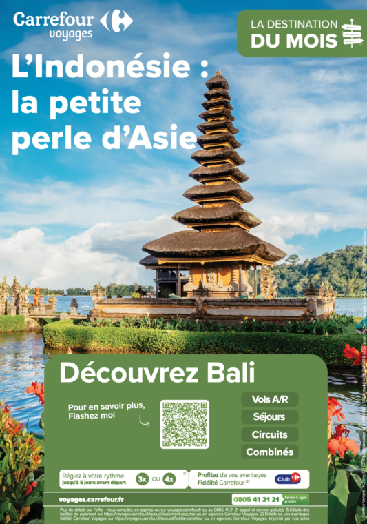 Voyage à Bali avec Carrefour Voyages
