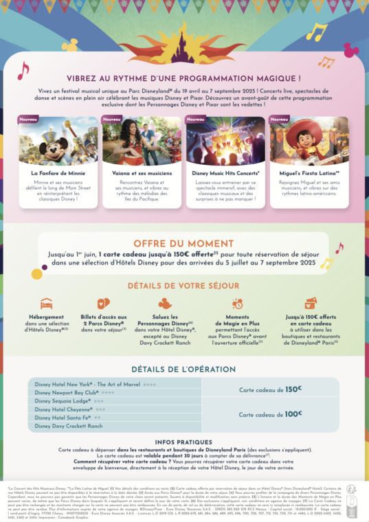 Disneyland Paris avec Carrefour voyages de Grand Maine