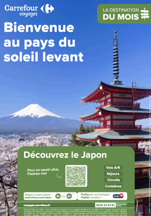 Offre octobre Carrefour Voyages